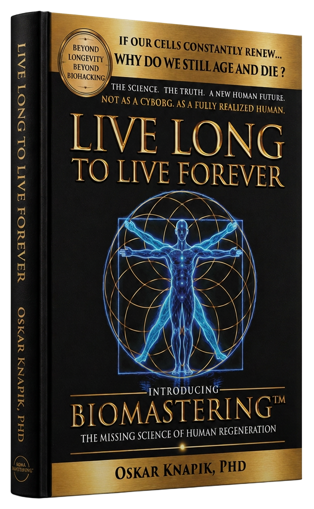 Live Long to Live Forever by Oskar Knapik, PhD book cover